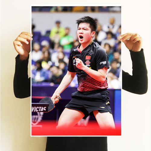 晖姝轻奢樊振东海报写真中国乒乓球室装饰画卧室挂画房间墙贴纸体育馆