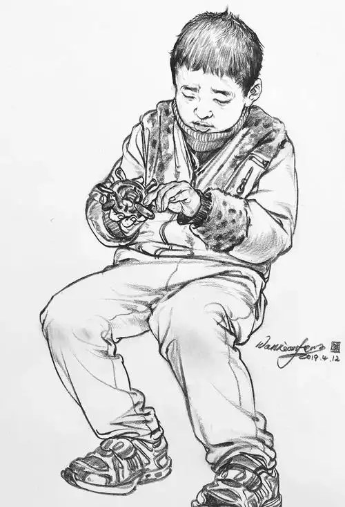 每一笔都富有生命力,不愧是川美的全国速写第一名!_最素描_零二七艺考