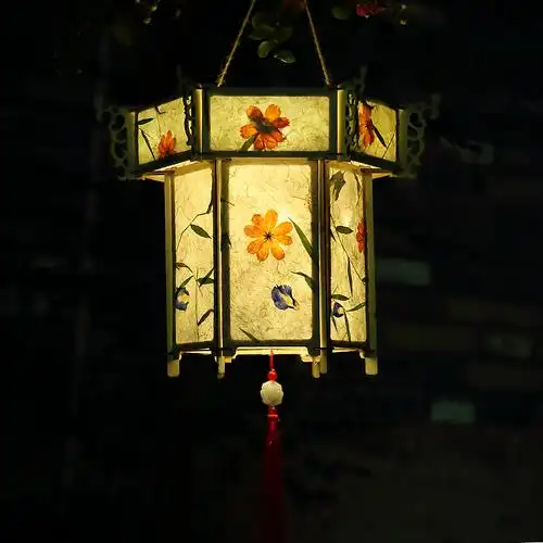 创意新年元宵节古风灯笼diy手工材料制作汉服灯笼