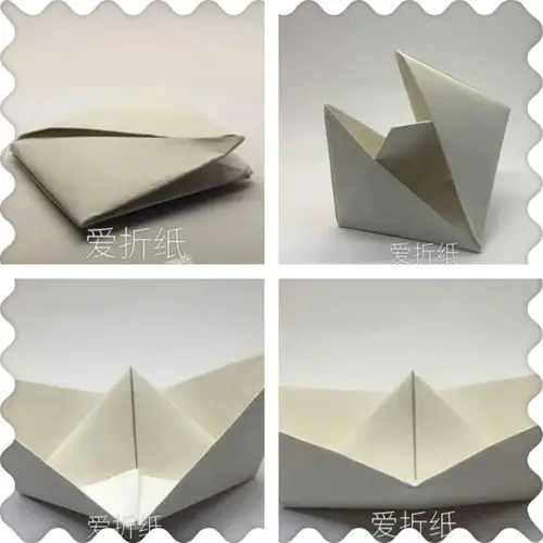 小朋友,你们学会了吗?快来利用不同颜色的纸折出五彩缤纷的小船吧!