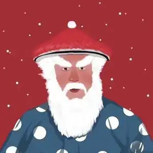 戴红帽的白胡子老头头像