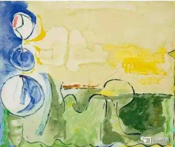 艺术家helenfrankenthaler美国19282011抽象表现主义画家