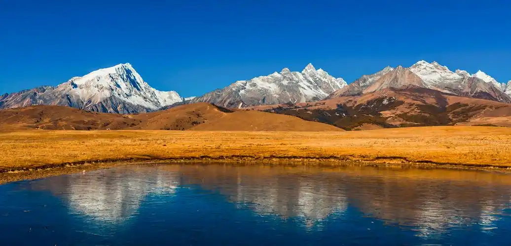 《环•格聂全景》_风景_poco摄影,格聂神山,川西旅游,神山,蜀山