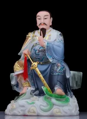 汉白玉真武大帝玄天上帝玄武神像
