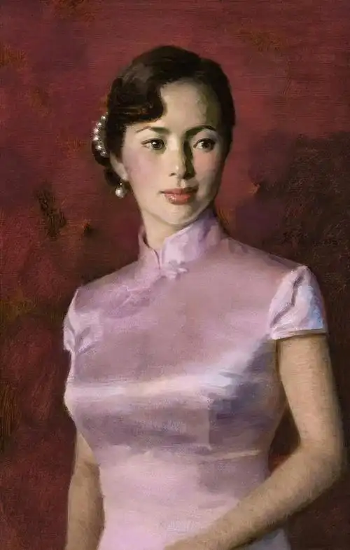 艺术要十全十美,谢楚余画的美女油画 ,体态丰满中更有理想美!