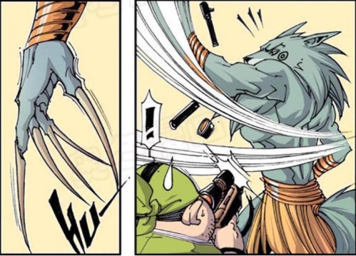 阿哲再次变身狼人,将波子小姐一行人轻松解决,但没能救下大宝_腾讯新