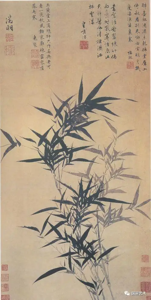 写意国画四君子梅竹画法