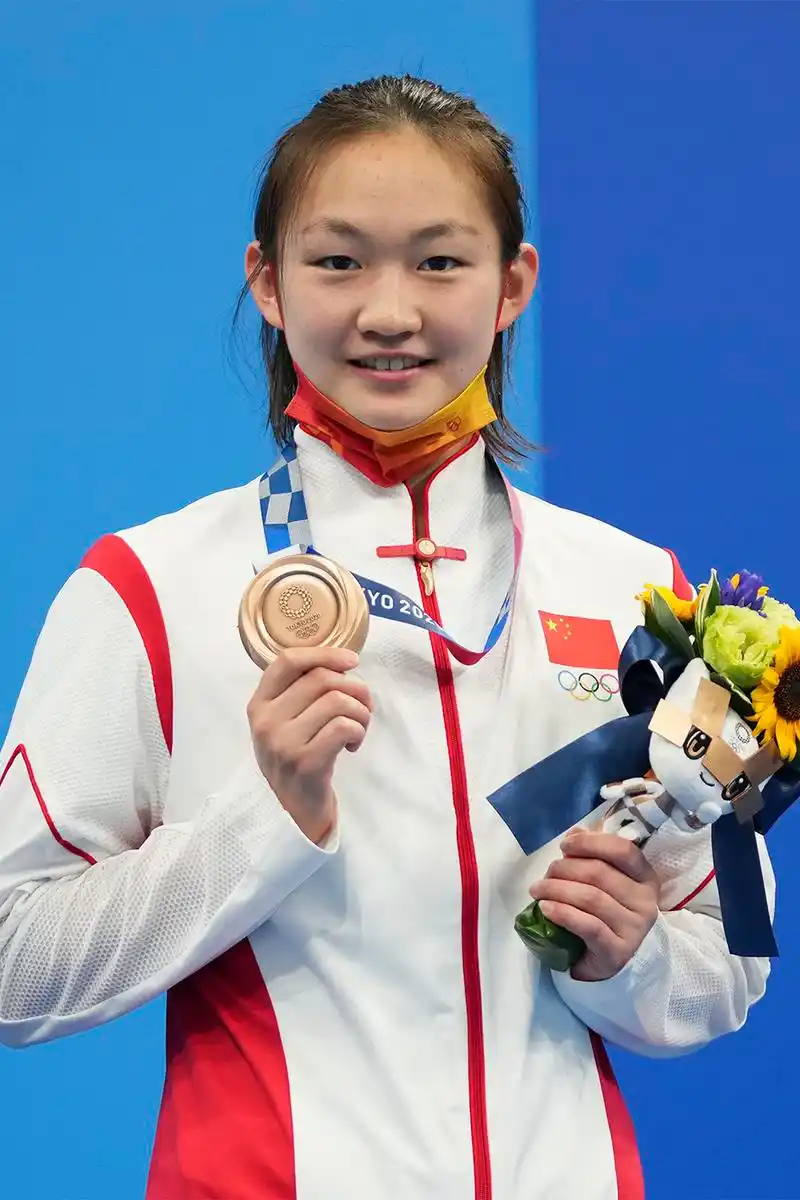 日本,2020东京奥运会女子400米自由泳决赛,中国选手李冰洁获得铜牌