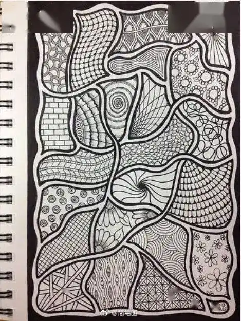 简笔画入门到精通线条组合练习