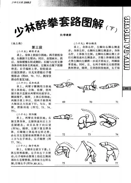 少林醉拳套路图解(下).pdf