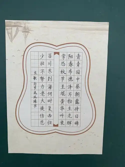 笔墨横姿书经典,翰墨书香满校园——记后湖小学硬笔书法和手抄报比赛