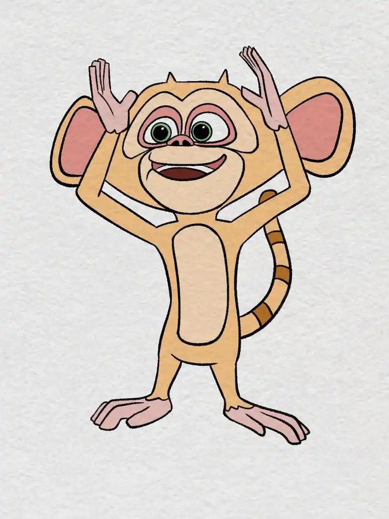 教你画熊出没-毛毛