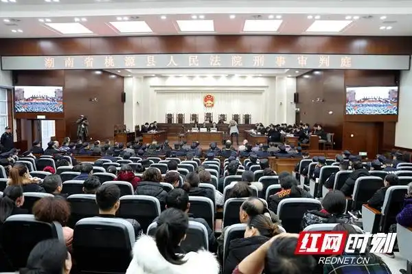 莫大力案审判现场.