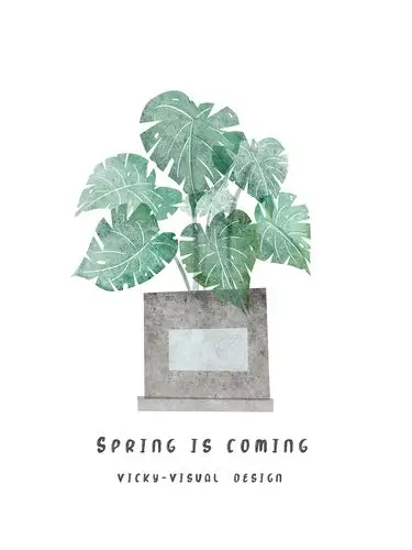 森系水彩植物系列|插画|创作习作|麋似鹿_原创作品-站酷zcool