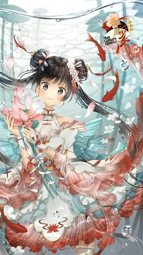 当国风遇上美少女——华风少女·中国娘24节气壁纸惊艳来袭!-c3动漫网