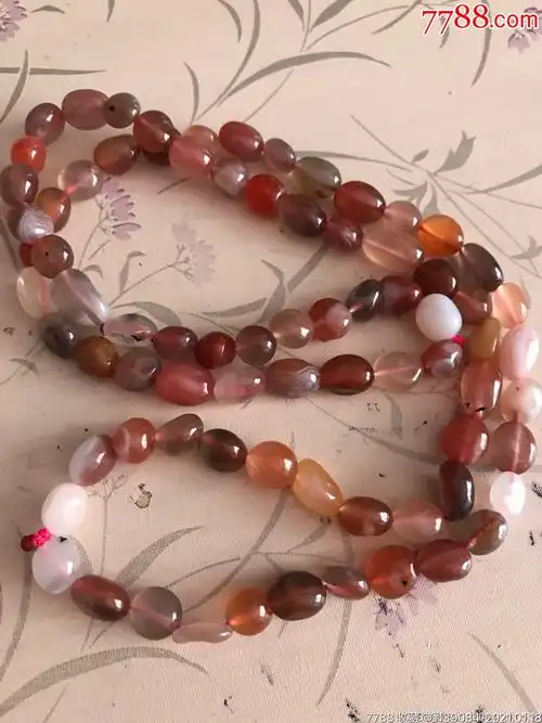 天然盐源玛瑙大长链冰飘红包真