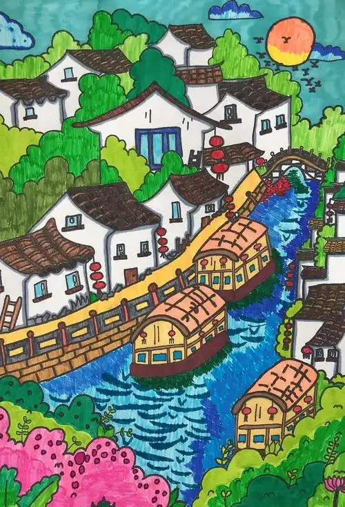 "手绘乡村"征文绘画大赛·优秀作品点评⑤