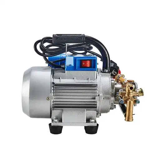 220v电动农用果树喷雾器农用机动高压园林打药机电机柱塞泵农药机