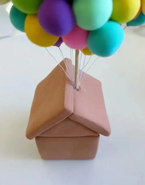 前几天带孩子看了飞屋环游记,她很喜欢里面的气球小木屋,非要缠着我也