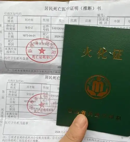 苏尔晒火化证官宣父亲离世!卖车卖房欠债百万,治疗到无能为力