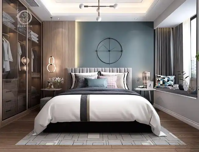 极简轻奢卧室背景墙定制现代韵味的倾诉这一刻美哭了