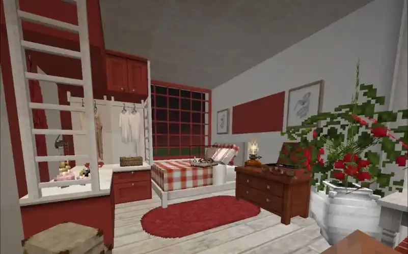 【minecraft】三个颜色的卧室,你喜欢哪一种