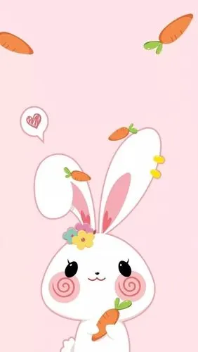 可爱 简单 插画 萌物 大脸 萌#手机壁纸"