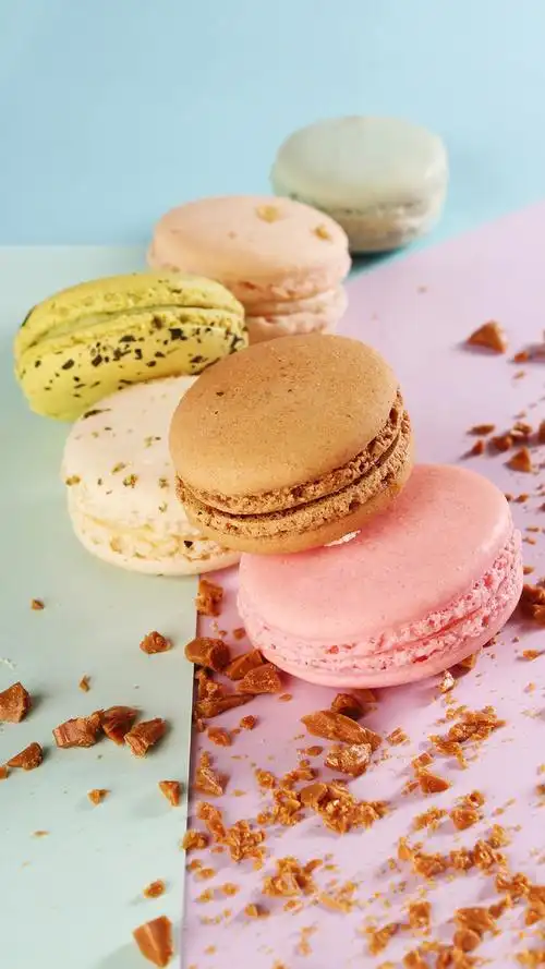 美味好看的马卡龙图片手机壁纸-美食-壁纸下载-美桌网