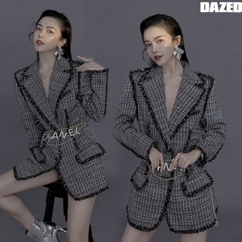 2020影楼展会新款形象照性感女西装个人艺术拍照主题写真摄影服装