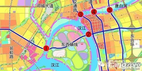 有人给东西轴线命名为襄阳大道,还有说叫