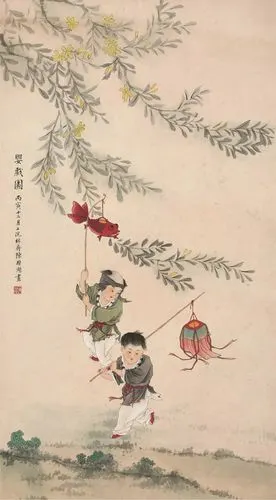 著名工笔画家陈启湖画作欣赏