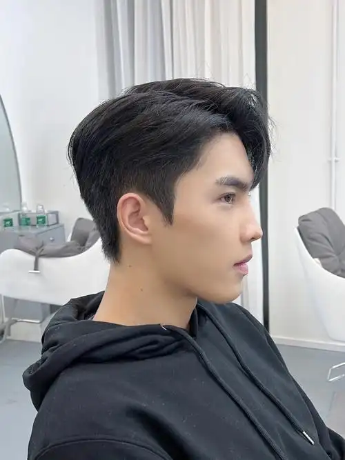 男生超帅发型参考/港风二八分.