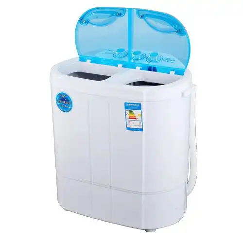 6kg双桶迷你洗衣机带脱水桶 双缸小型洗衣机带甩干桶