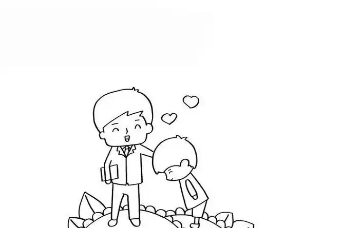 鞠躬礼问好简单手抄报简单手抄报