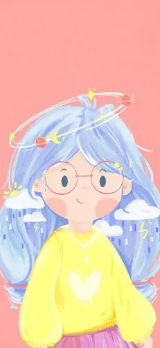 可爱小女生漫画壁纸