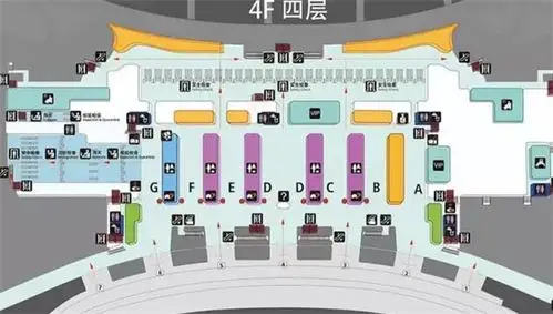 国内航线——t2运营的航空公司值机区域分布郑州机场t2第二阶段转场后