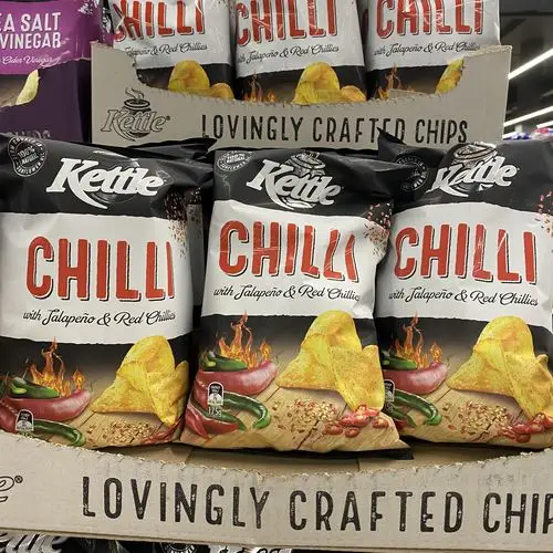 澳洲代购零食kettle薯片辣味盐醋原味蜂蜜酱油鸡香脆大包分享175g