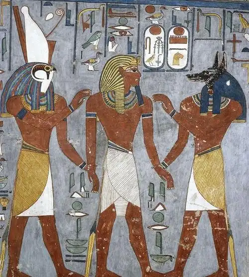 在法国的lascaux洞窟中,有着距今17000年前的鸟头人壁画;古埃及传说中