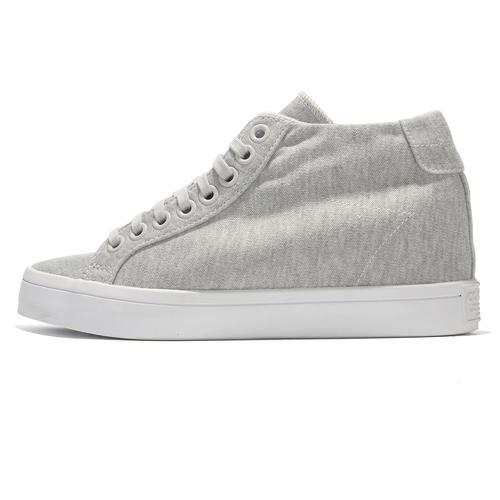 adidas/阿迪达斯正品三叶草女款高帮帆布鞋内增高休闲板鞋 db1287