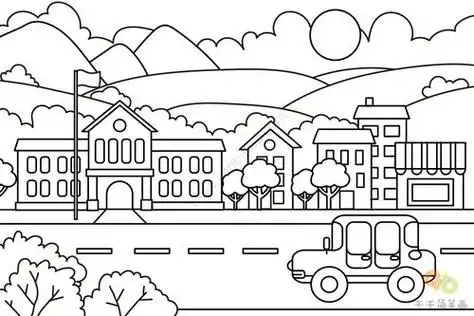 画家乡简笔画画家乡简笔画二年级