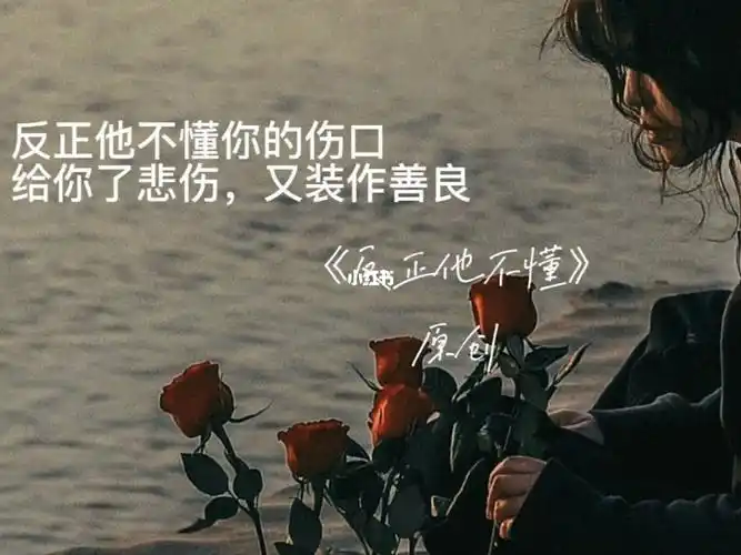 讽刺虚伪的歌词式文案