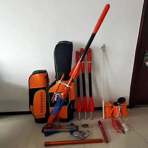 聚仁水域救援抛射绳便捷式远距离抛投器气动射绳器防汛救灾射绳枪