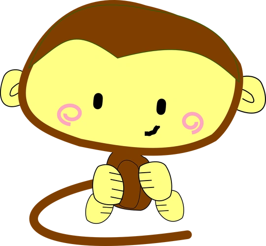 卡通猴子图片猴子卡通插图卡通动物卡通猴子