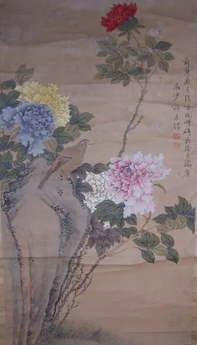 清蒋廷锡花鸟图