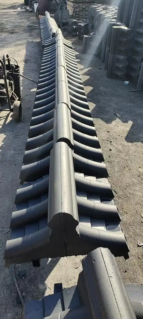 tingsen)墙头瓦帽围墙仿古围墙一体瓦整体瓦37墙瓦帽围墙盖顶瓦院墙瓦