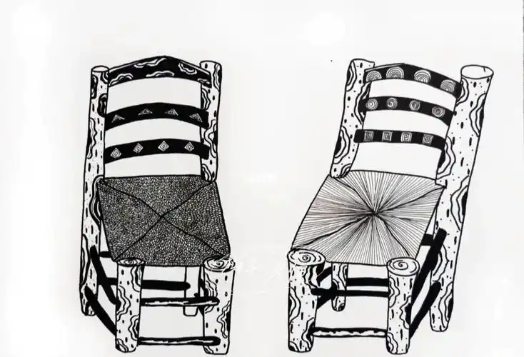 颜色与黑白线描装饰