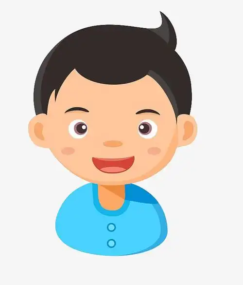卡通小男孩