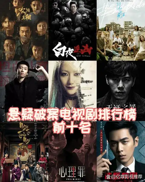 悬疑破案电视剧排行榜前十名