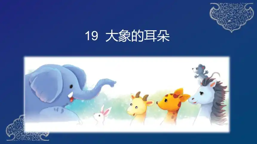 19大象的耳朵课件45张ppt