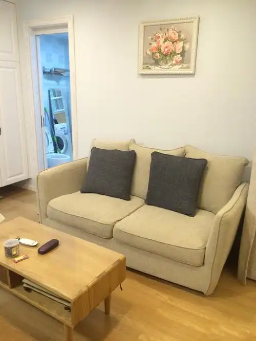 (下面以网友第一人称描素)房子只有一个客厅没有餐厅,一般吃饭也在